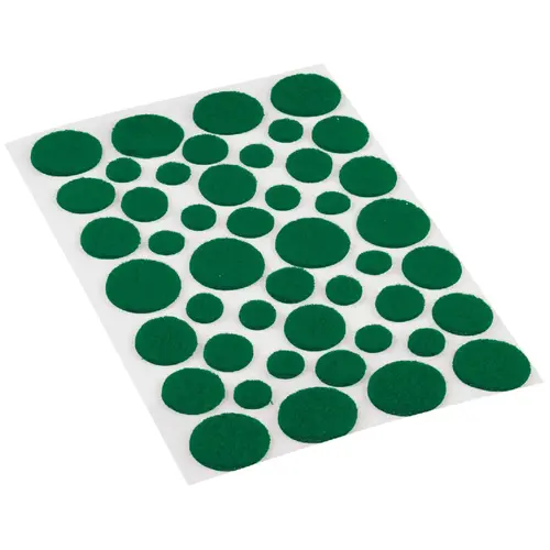 Assorted Green Light Duty Felt Pads, (46-Count) Assorted Green Light Duty Felt Pads, (46-Count)