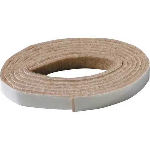 58 In. X 1/2 In. Felt Strip Roll Beige 58 In. X 1/2 In. Felt Strip Roll Beige