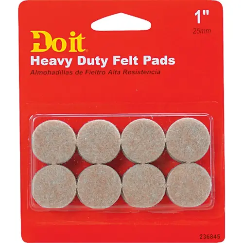 1 In. Beige Self Adhesive Felt Pads (16-Count) 1 In. Beige Self Adhesive Felt Pads (16-Count)