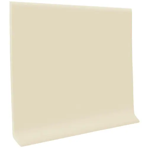 2-1/2 In. x 4 Ft. Almond Vinyl Dryback Wall Cove Base 2-1/2 In. x 4 Ft. Almond Vinyl Dryback Wall Cove Base