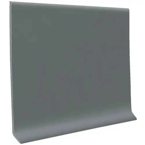4 In. x 20 Ft. Roll Dark Gray Vinyl Self-Stick Wall Cove Base 4 In. x 20 Ft. Roll Dark Gray Vinyl Self-Stick Wall Cove Base
