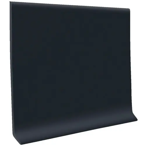 2-1/2 In. x 4 Ft. Black Vinyl Dryback Wall Cove Base 2-1/2 In. x 4 Ft. Black Vinyl Dryback Wall Cove Base