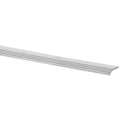 Satin Silver Fluted 1 In. x 3 Ft. Aluminum Carpet Trim Bar Satin Silver Fluted 1 In. x 3 Ft. Aluminum Carpet Trim Bar