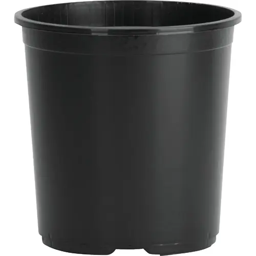 3 Gal. 9 In. H. x 10-1/2 In. Dia. Black Poly Flower Pot