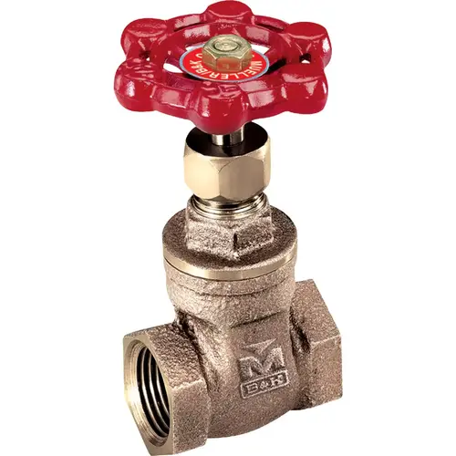 3/8 In. FIP x 3/8 In. FIP Brass Low Lead Gate Valve 3/8 In. FIP x 3/8 In. FIP Brass Low Lead Gate Valve