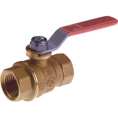 Valve Ball, 1-1/2", Fullport, 600 Psi Wog, 150 Psi Wsp, Brass, Leadfree