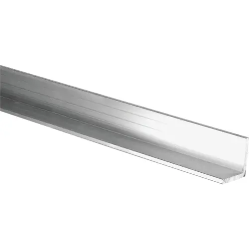 Steelworks Milled 2 In. x 3 Ft., 1/8 In. Aluminum Solid Angle Steelworks Milled 2 In. x 3 Ft., 1/8 In. Aluminum Solid Angle