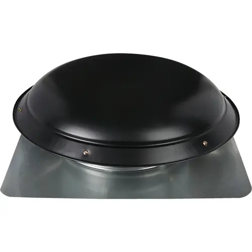 1080 CFM Galvanized Steel Power Roof Mount Attic Vent Black