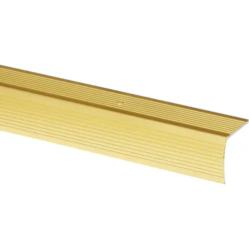 Gold 1-1/8 In. x 6 Ft. Aluminum Stair Edging