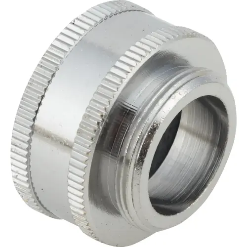 55/64"-27 Female to 3/4" Female Hose Aerator Faucet Adapter 55/64"-27 Female to 3/4" Female Hose Aerator Faucet Adapter