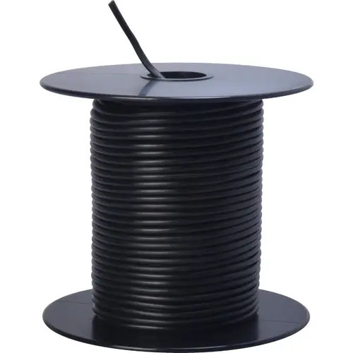 100 Ft. 18 Ga. PVC-Coated Primary Wire, Black 100 Ft. 18 Ga. PVC-Coated Primary Wire, Black