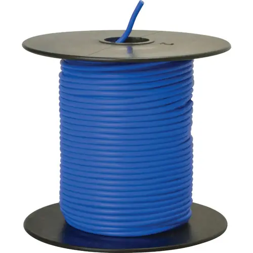 100 Ft. 18 Ga. PVC-Coated Primary Wire, Blue 100 Ft. 18 Ga. PVC-Coated Primary Wire, Blue