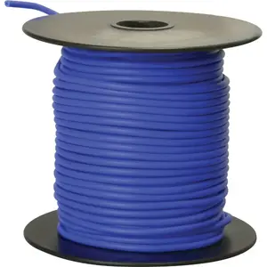 Road Power 55668223 100 Ft. 16 Ga. PVC-Coated Primary Wire, Blue