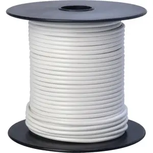 Road Power 55667923 100 Ft. 16 Ga. PVC-Coated Primary Wire, White