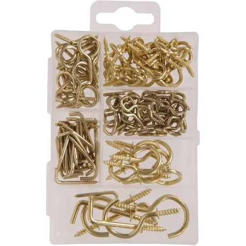 The Fastener Center Steel Hook Household Fastener Assortment Kit (125 Pcs.) The Fastener Center Steel Hook Household Fastener Assortment Kit (125 Pcs.)
