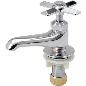 B&K 120-003NLA Chrome 1.2 GPM Standard Single Hole Basin Faucet