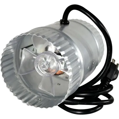 65 to 80 CFM 4 In. In-Line Duct Air Booster Fan