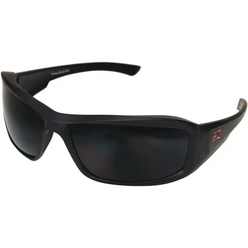 Brazeau Matte Black Frame Safety Glasses with Smoke Lenses