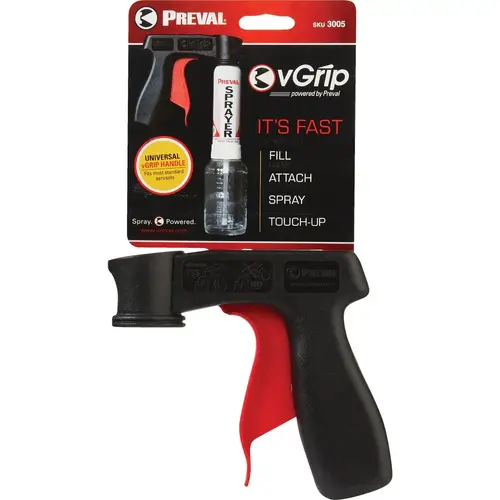 VGrip Universal Paint Sprayer Handle Black/Red
