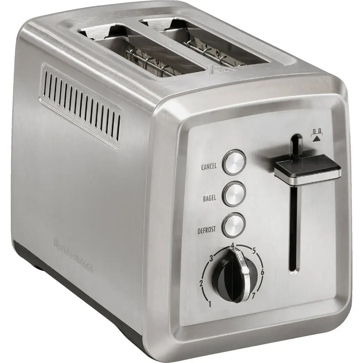 HAMILTON BEACH Modern 2-Slice Stainless Steel Toaster Silver 22794G HAMILTON BEACH Modern 2-Slice Stainless Steel Toaster Silver 22794G