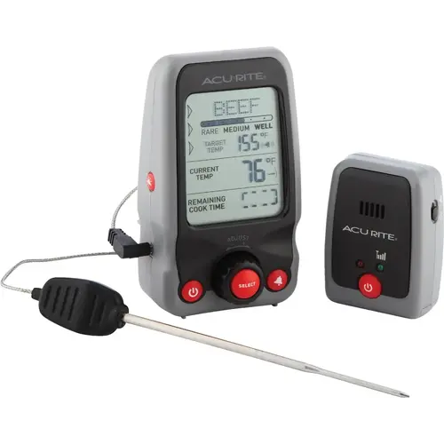 Acu-Rite Digital Probe Cooking Kitchen Thermometer with Pager Acu-Rite Digital Probe Cooking Kitchen Thermometer with Pager