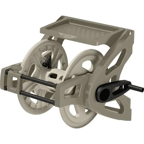 Slide Trak Hosemobile 175 Ft. x 5/8 In. Taupe Resin Hose Reel Slide Trak Hosemobile 175 Ft. x 5/8 In. Taupe Resin Hose Reel