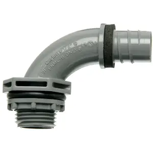 Carlon LN20DACTN 1/2 In. 90 Deg Non-Metallic Liquid Tight Fitting