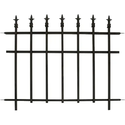 30 In. H x 37 In. L Metal Decorative Border Fence