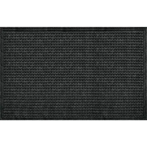 Apache Textures Onyx 24 In. x 36 In. Carpet/Recycled Rubber Door Mat Apache Textures Onyx 24 In. x 36 In. Carpet/Recycled Rubber Door Mat