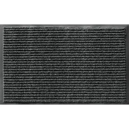 Apache Enviroback Onyx 36 In. x 60 In. Carpet/Recycled Rubber Door Mat
