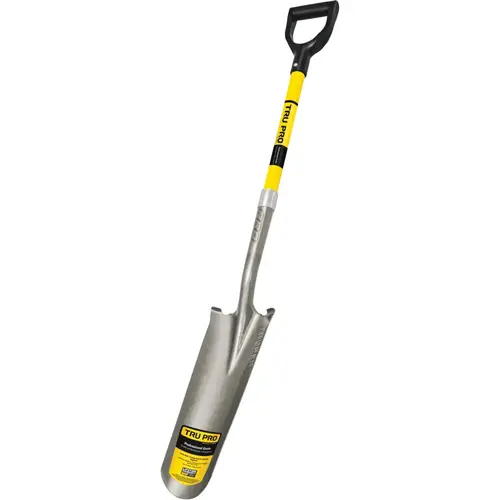 Tru Pro 29 In. Fiberglass D-Handle Drain Spade Tru Pro 29 In. Fiberglass D-Handle Drain Spade