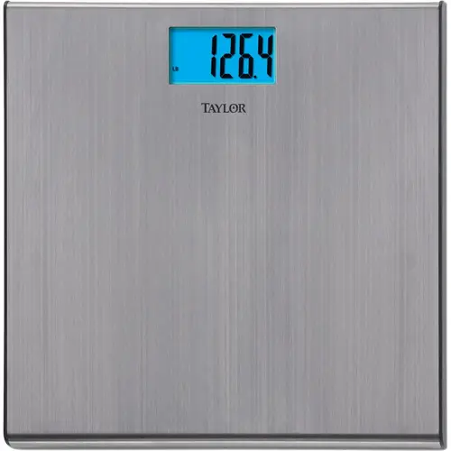 Digital 440 Lb. Stainless Steel Bath Scale, Silver