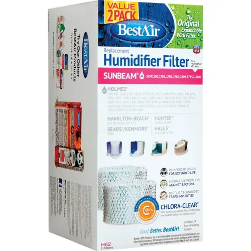 Table Top Humidifier Wick Filter - pack of 2