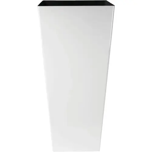 Cascade 12 In. Glossy White Square Planter