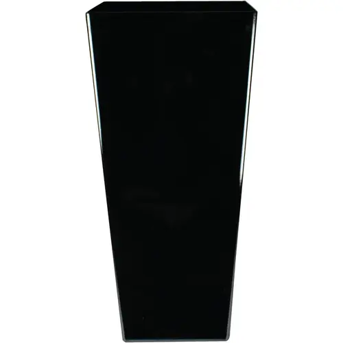 Cascade 12 In. Black Onyx Square Planter