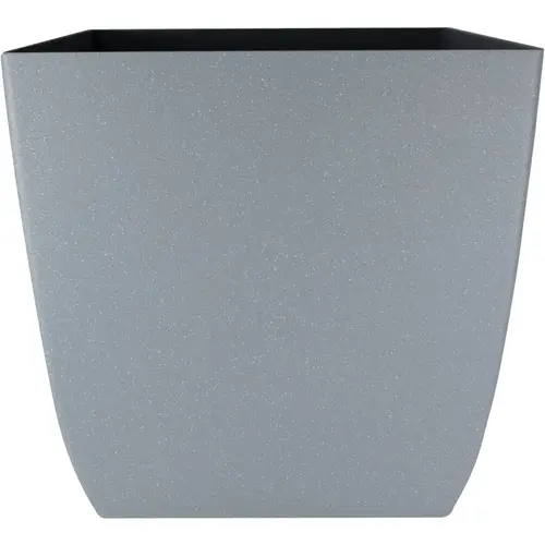 Santa Fe 12 In. Pebble Gray Square Planter