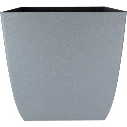 Santa Fe 16 In. Pebble Gray Square Planter
