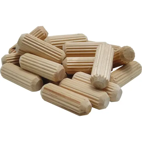 5/16 In. Fluted Hardwood Dowel Pin (50-Count) 5/16 In. Fluted Hardwood Dowel Pin (50-Count)