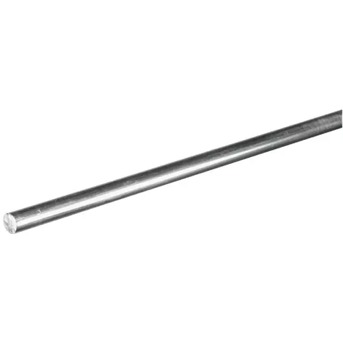 Steelworks Aluminum 1/4 In. x 4 Ft. Solid Rod Mill Steelworks Aluminum 1/4 In. x 4 Ft. Solid Rod Mill