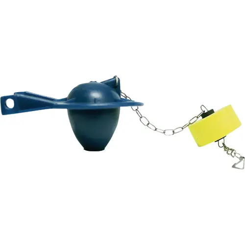 Briggs Vacuity Toilets Rubber Flapper with Adjustable Float and Stainless Steel Chain Blue Briggs Vacuity Toilets Rubber Flapper with Adjustable Float and Stainless Steel Chain Blue