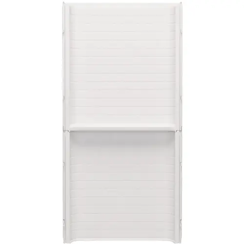 Traverse 36 In. x 72.25 In. Alcove Shower Back Wall, White