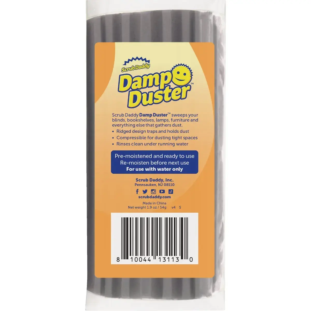 Scrub Daddy Damp Duster Sponge Gray FG9301201008CS0EN01 Scrub Daddy Damp Duster Sponge Gray FG9301201008CS0EN01