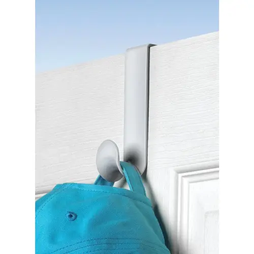White Plastic Over-The-Door Hook 4-3/4 In.