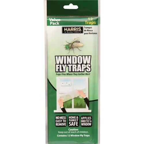 Disposable Window Fly Traps - pack of 12