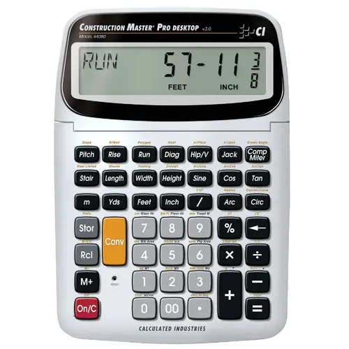 Construction Master Pro Desktop Project Calculator