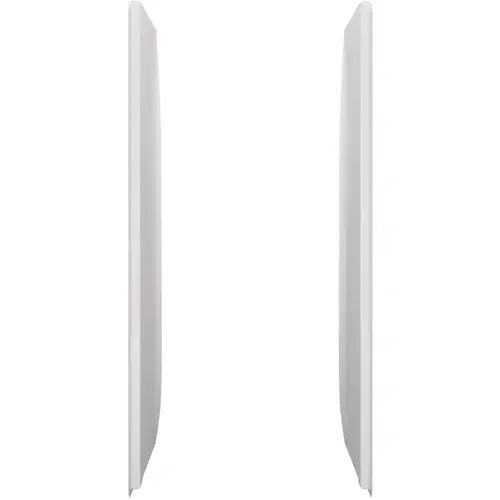 Traverse 34 In. x 72.25 In. Alcove Shower End Walls, White