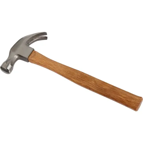 16 Oz. Smooth-Face Curved Claw Hammer with Hardwood Handle 16 Oz. Smooth-Face Curved Claw Hammer with Hardwood Handle