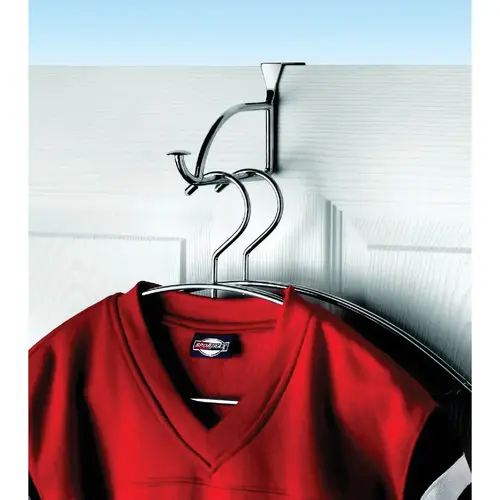 Chrome Over The Door Hanger Holder Chrome Over The Door Hanger Holder