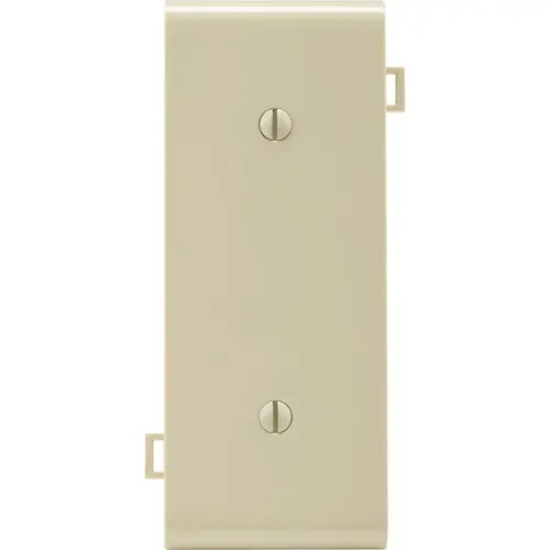 1-Gang Standard Center Nylon Blank Wall Plate, Ivory 1-Gang Standard Center Nylon Blank Wall Plate, Ivory