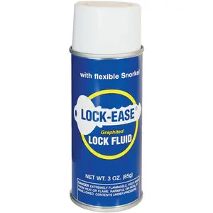 AGS LE-5 Lock-Ease 3 Oz. Aerosol Spray Graphited Lock Lubricant